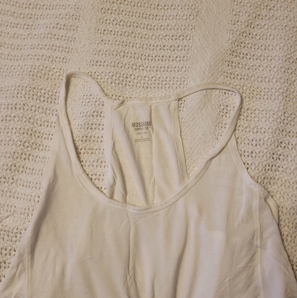 MOSSIMO WHITE FLOWY TANK TOP - Picture 2 of 4